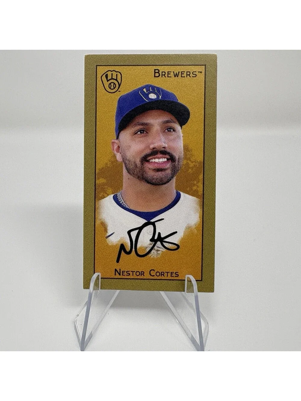 2025 Topps T205 - Nestor Cortes - Polar Bear Back - Milwaukee Brewers